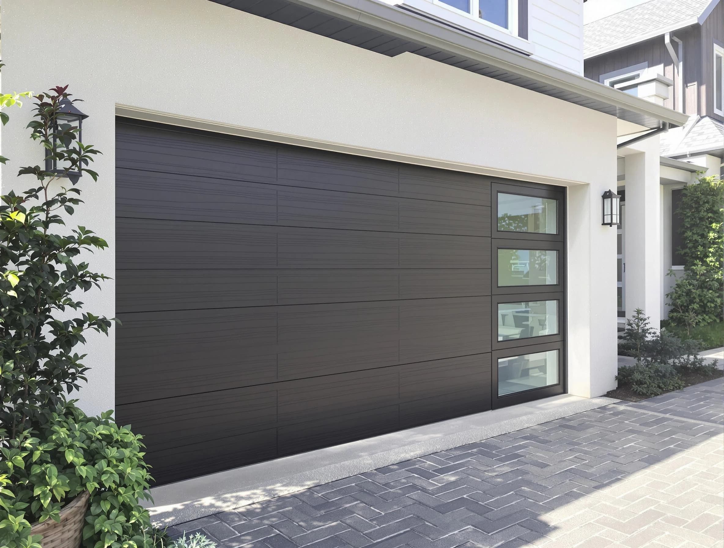 Custom garage door installation by Chamberlayne Garage Door Repair in Chamberlayne